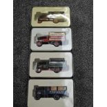 Four Corgi 1:50 scale Limited Edition Vintage Glory of Steam diecasts, Foden's, 80201, 80202,
