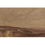 Oliver Hall R.A (1869-1957) watercolour 'Shap Fells', signed lower left, within a stepped card