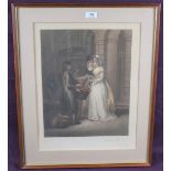 After Thomas G Appleton, (1812-1884) A pair of 19th century coloured engravings, with blind stamp