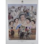 After Stephen Doig (1964-present) a limited edition colour print, Her Majesty Queen Elizabeth II