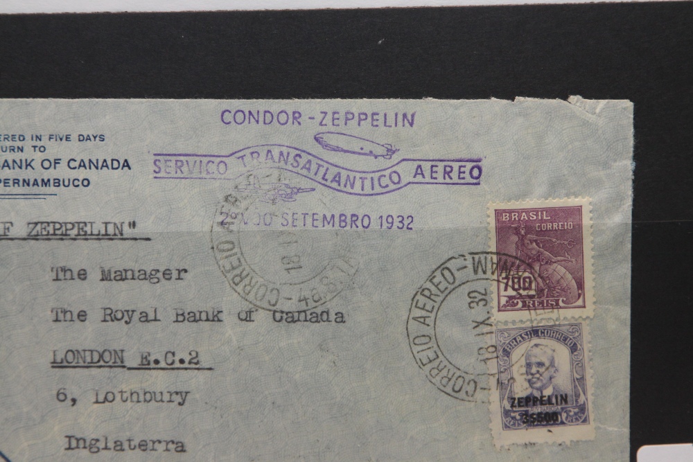 1932 LZ 127 GRAF ZEPPELIN, 6th SOUTH AMERICAN RETURN FLIGHT COVER Graf Zeppelin Airmail cover with - Image 2 of 3