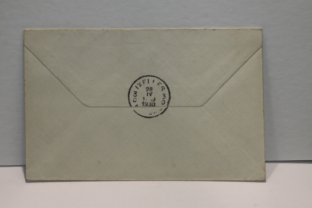 1930 LZ 127 GRAF ZEPPELIN - ENGLAND FLIGHT COVER Sieger cover with 2RM Eagle airmail stamp, posted - Image 3 of 3