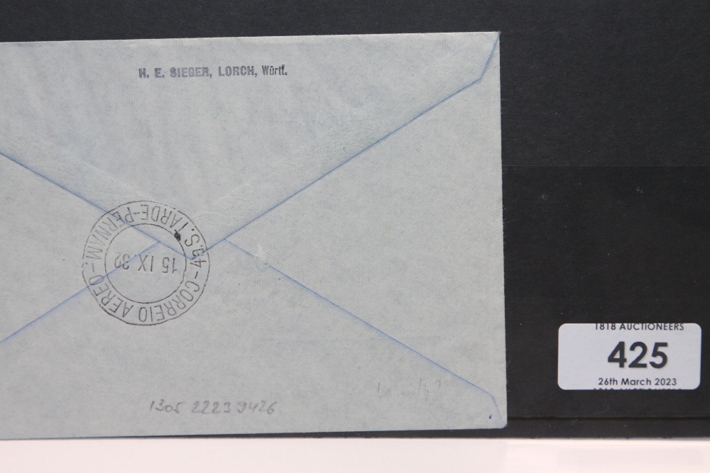 1932 LZ 127 GRAF ZEPPELIN, 6th SOUTH AMERICAN FLIGHT COVER Graf Zeppelin Airmail cover with 1RM - Image 4 of 4