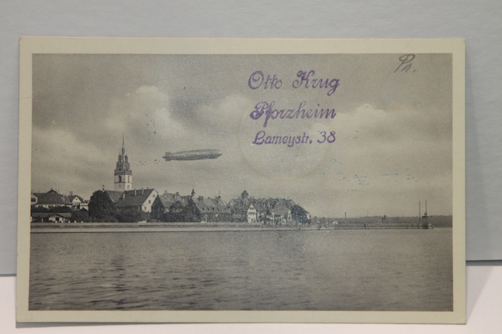 1931 LZ 127 GRAF ZEPPELIN ICELAND FLIGHT ON PICTURE POSTCARD OF LZ127 IN FLT Fine postcard with - Image 3 of 3