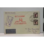 1931 LZ 127 GRAF ZEPPELIN MAGDEBURG LANDING FLIGHT COVER Cover with 2 x 1RM eagle airmail stamps