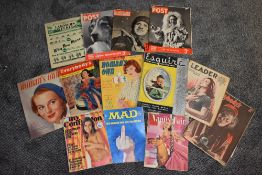 Magazines/Periodicals. Men's and Women's interest. Includes; Vanity Fair (April, 1954); etc. (14)