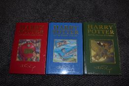 Children's. Rowling, J. K. - Harry Potter. The Deluxe editions of the first three books -