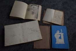 Antiquarian Curios. Two 19th century sketchbooks attributed to an individual with the surname '
