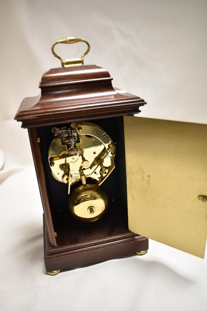 A modern Franz Hermle bracket style clock retailed by Knight and Gibbins - Image 3 of 4