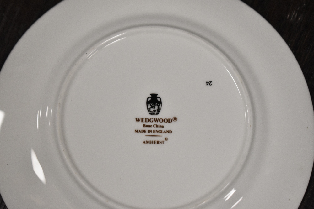 A modern Wedgwood Amherst pattern part and dinner service including coffee pot, soup bowls, plates - Image 3 of 3