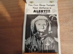 Six 1960's American Cold War Posters, Personnel Protective Measures, Prime Red Target, You Could