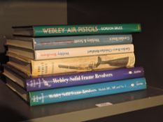 Six volumes relating to Webley Revolvers, Webley Solid Frame Revolvers models RIC, MP and No 5,