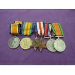 A WW1 & WW2 Medal Group to 2.Lieut F.A.Newman. WW1 War Medal and Victory Medal, WW2 1939-45 Star,