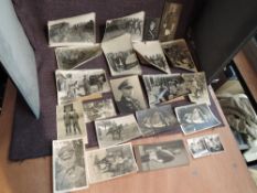 A collection of German Photographs including eight WW2 black & white Crete & North Africa, one