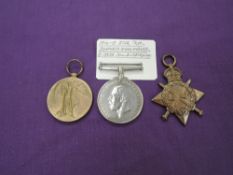 A WW1 Medal Trio to S.3535.PTE.J.BILSBOROUGH.Seaforth.H, 1914-15 Star, War Medal and Victory Medal