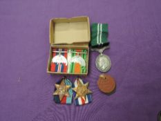 A George VI WW2 Medal Group to FLT.LT. N.J.SMALLTHWAITE A.A.F, War Medal, Defence Medal, France &