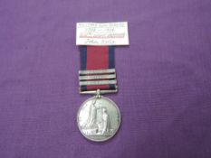 A Military General Service Medal to JOHN KELLY 20th LT Dragoons with three clasps, Toulouse,