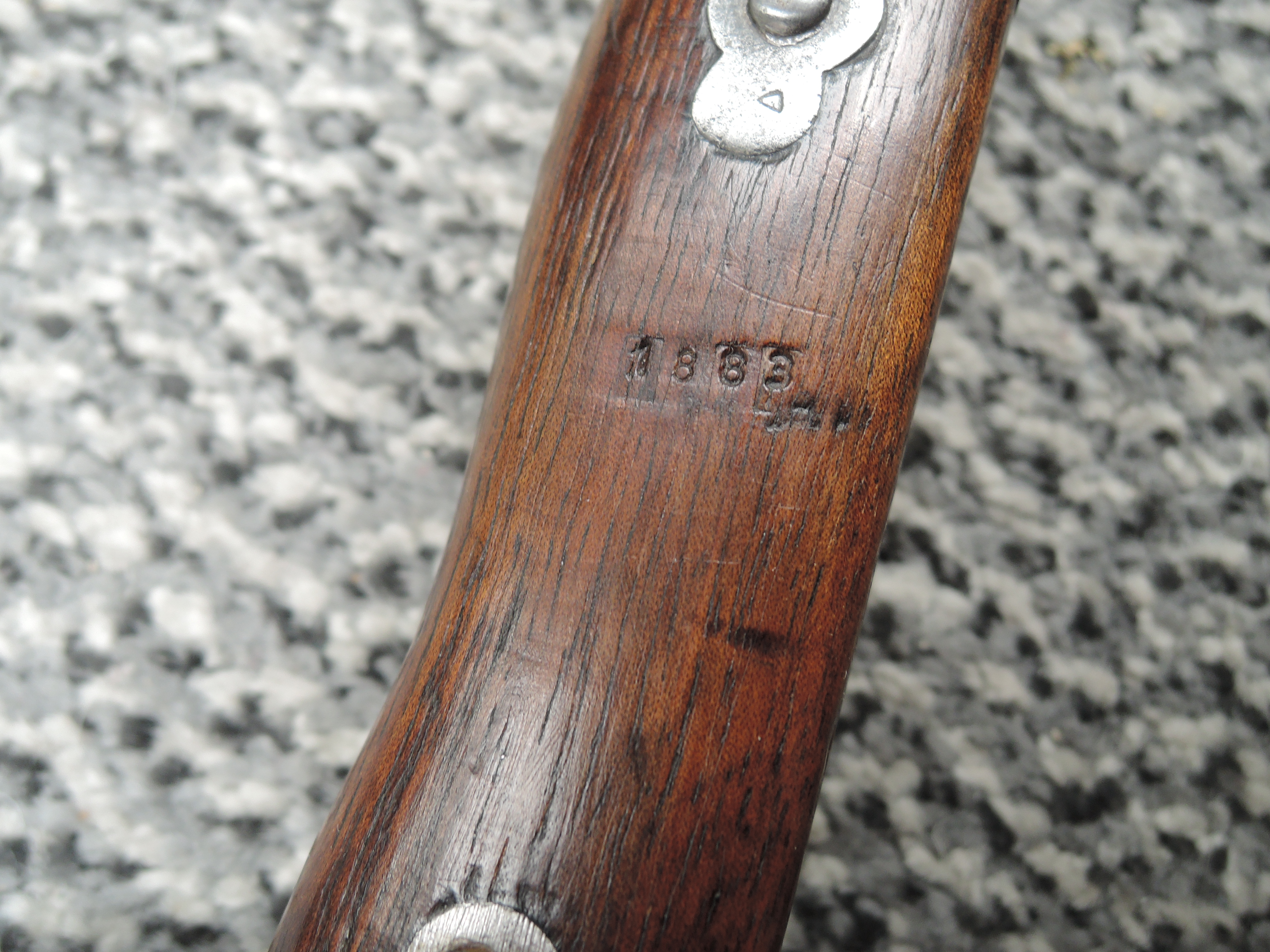 A French Marine Bayonet model 1878 used with the Austrian Kpopatschek Naval Rifle, No Q4044, - Image 4 of 7