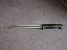 A German WW2 Model 1884/98 Knife Bayonet Third Reich, marked on blade 7650Z.42.A.S.W, Grip marked