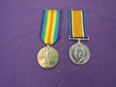 A WW1 Medal Pair to 10408 A.CPL.C.WHALLEY.R.D.FUS, War Medal and Victory Medal