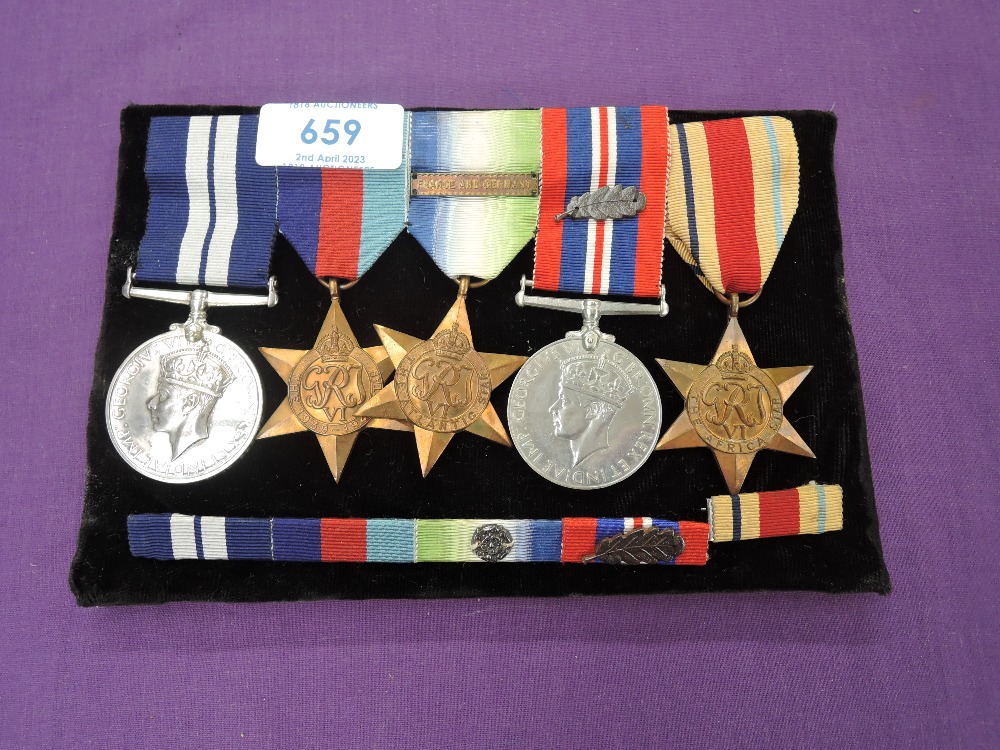 A WW2 Distinguished Service Medal Group of five Medals to A.B W.A.S.Dodd C/JX 237595,