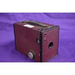 A vintage Kodak No.2 Box Brownie.