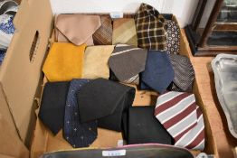 A collection of gents mixed vintage and retro neck ties.