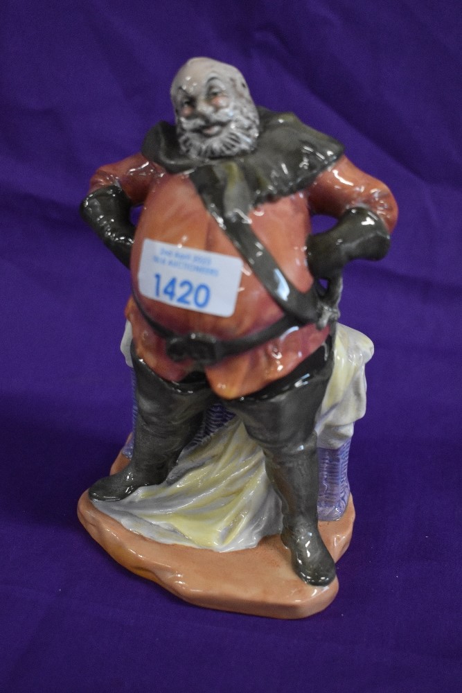 A Royal Doulton figure study of Falstaff HN2054