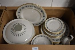 A selection of Royal Doulton 'Tapestry' pattern dinner wares, plates, tureens, etc
