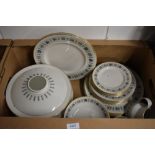 A selection of Royal Doulton 'Tapestry' pattern dinner wares, plates, tureens, etc