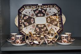 A 20th century Royal Crown Derby Imari Pattern cabinet display tea service pattern 2451 in very fine