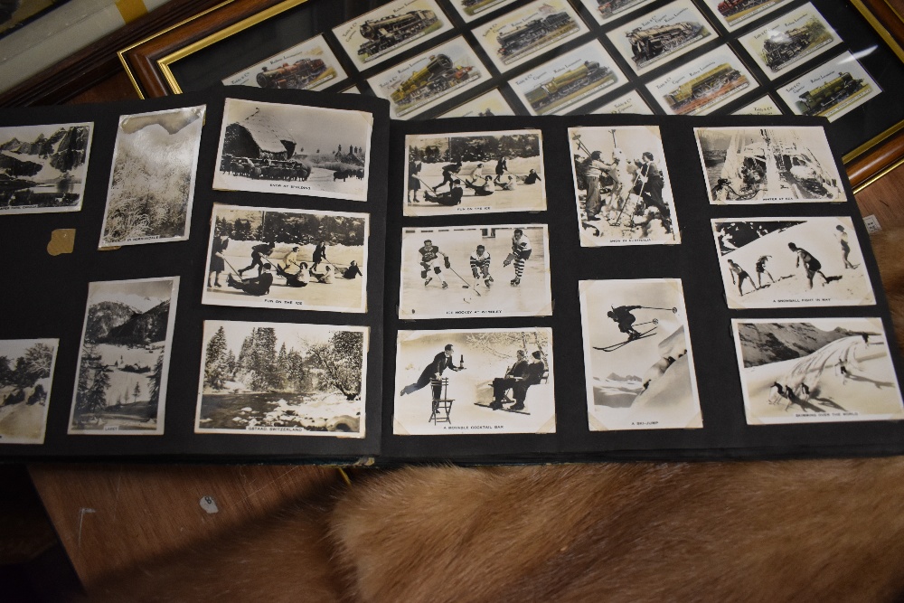 A collection of Cigarette Cards including framed sets of Taddy & Co Railway Locomotives, John Player - Image 9 of 9