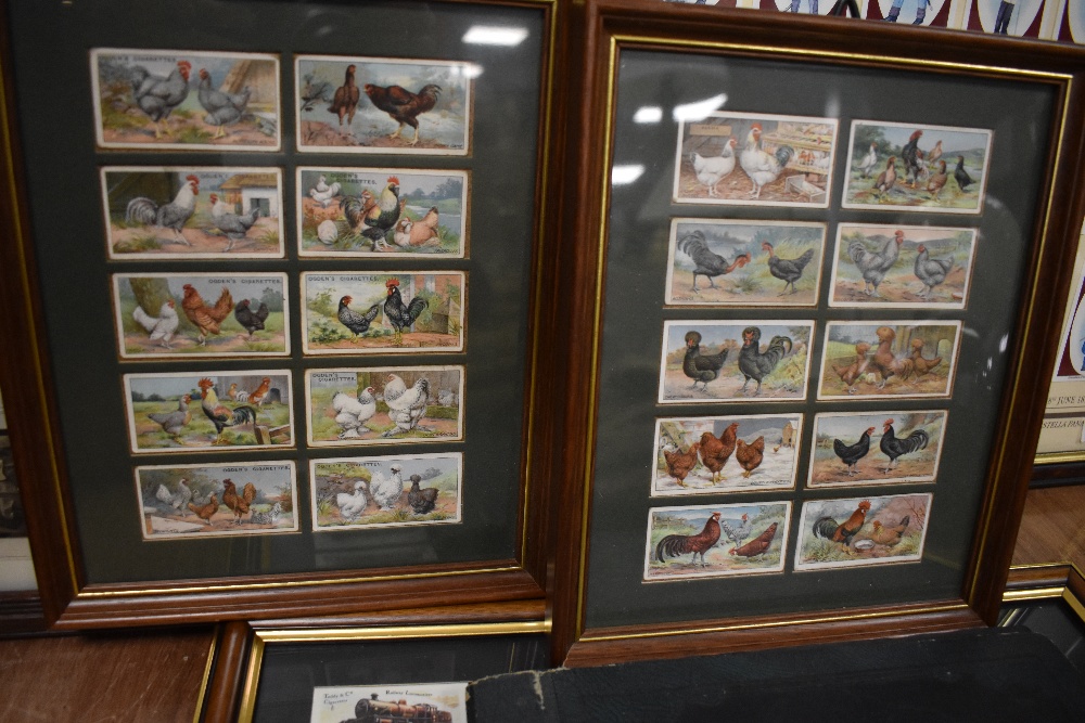 A collection of Cigarette Cards including framed sets of Taddy & Co Railway Locomotives, John Player - Image 5 of 9