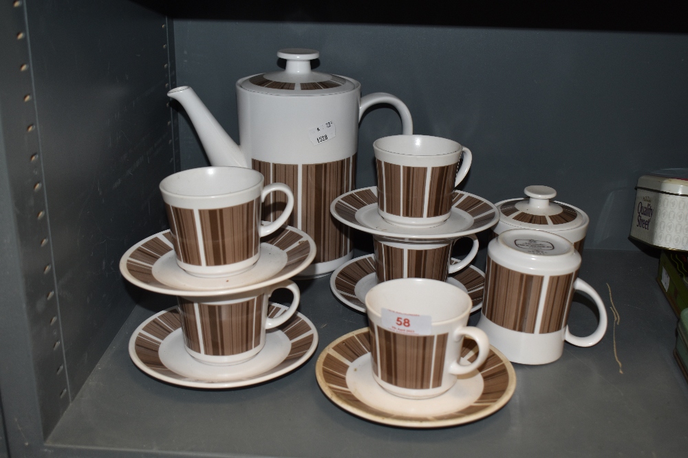 A Noritake Progression pattern part tea service.