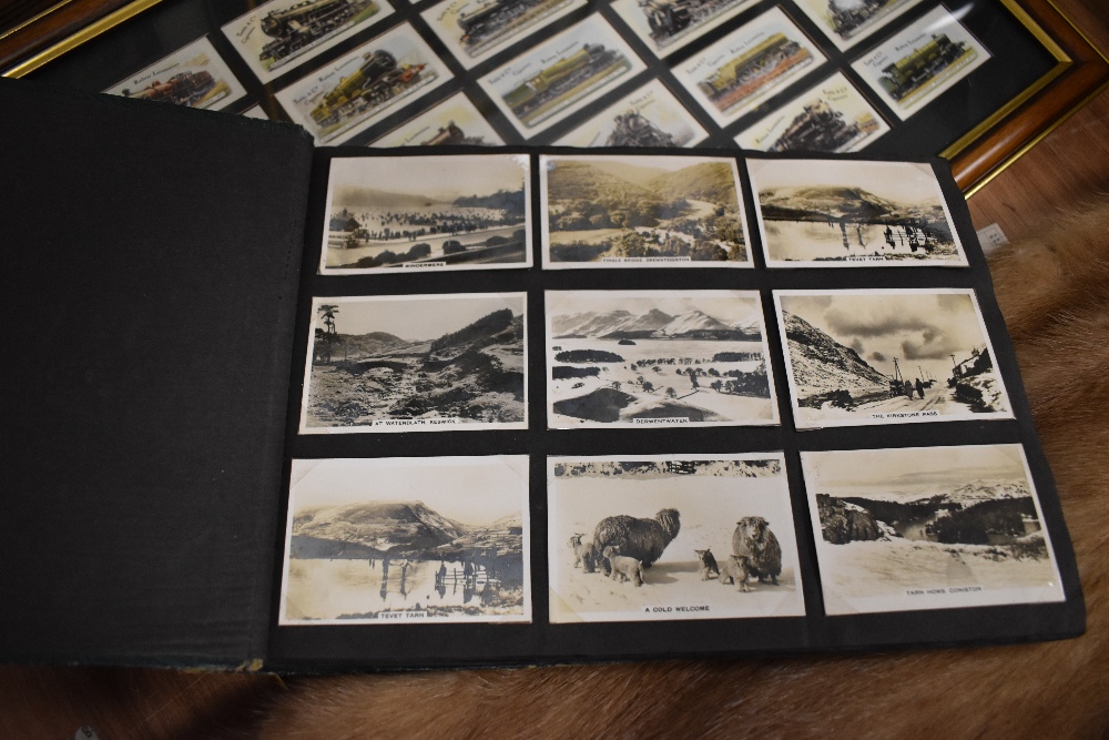 A collection of Cigarette Cards including framed sets of Taddy & Co Railway Locomotives, John Player - Image 8 of 9