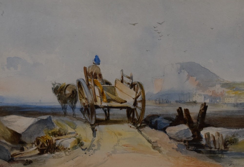 Follower of/after Frans Arnold Breuhaus de Groot I. F.A (Dutch 1796-1875) pencil and watercolours,