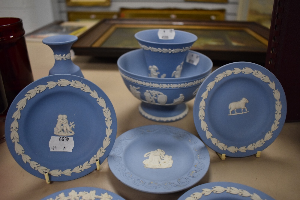 A selection of Wedgwood Jasper wares including sage green and sky blue. - Image 2 of 3