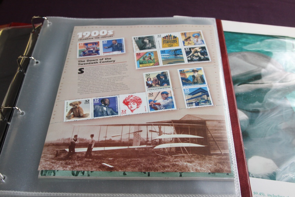 USA, ALBUM OF MODERN SHEETLETS, YEAR BOOKS, FACE VALUE USD $130+ Kestrel album with set of the - Image 2 of 6