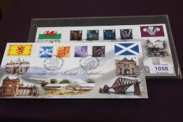 GB 1999 WELSH & SCOTTISH DEFINITIVES ON BRADBURY FIRST DAY COVERS Duo of Bradbury covers from 1999