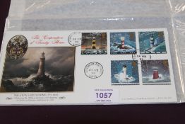 GB 1998 LIGHTHOUSES, BRADBURY OFFICIAL COVER WITH LIGHTHOUSE, FLEETWOOD CANCEL Bradbury cover from