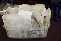 OLD TUB FULL OF OFF PAPER ONE COUNTRY MINI COLLECTIONS MINT AND USED ALL ERAS Tub full with
