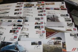 GB, 2015-17, COLLECTION OF 30 BUCKINGHAM COVERS, MOSTLY RAILWAYS ISSUES Fine collection of covers,