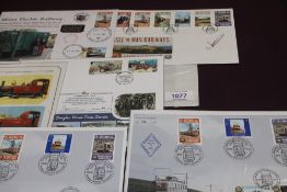 ISLE OF MAN, RANGE OF IOM RAILWAY COVERS MOST LIMITED EDITIONS Half a dozen covers from IOM all