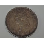 A Queen Victoria 1867 Hong Kong Dollar, weight approx 27g