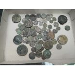 A collection of Roman Coins, approx 75 including Silver, different Emperor's, various condition