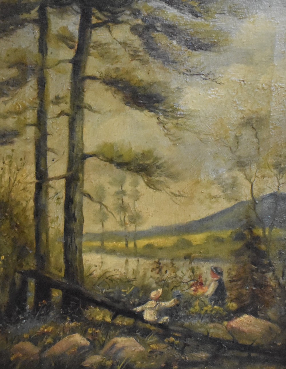 A pair of 19th century Lake District scene oil on canvases, unsigned, within moulded gilt frames - Image 3 of 4