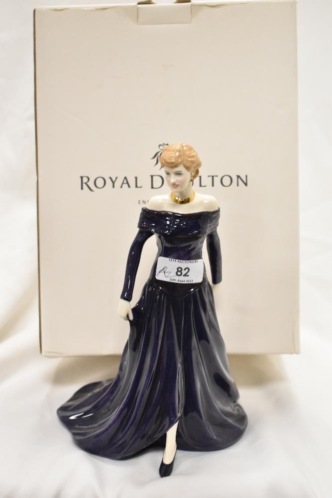 A limited edition Royal Doulton figurine Dianna Princess of Wales HN5066 8433/10,000 with box and