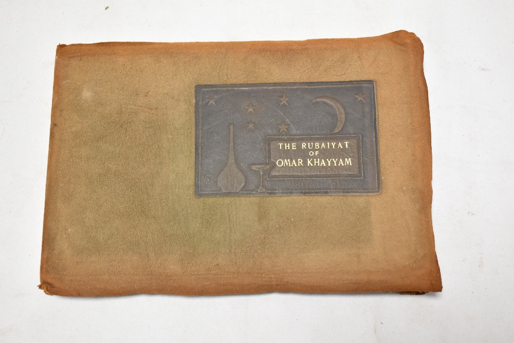 An early 20th century edition of the Rubaiyat of Omar Khayyam printed 1908 Elbert Hubbard.