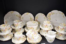 An early 20th century Foley part tea service in a floral pattern 5310