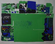 Chris Neaves (British contemporary) a limited edition modernist coloured print, entitled 'Park'